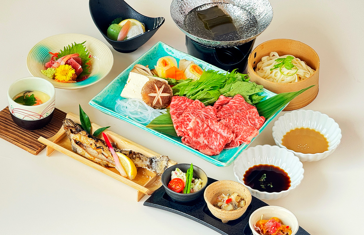 国産牛のしゃぶしゃぶ御膳